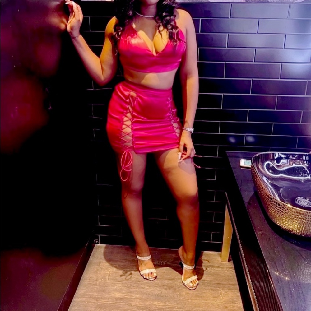 Fashion Nova 2 Piece Skirt Set
